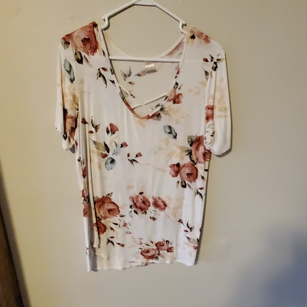 Large floral top